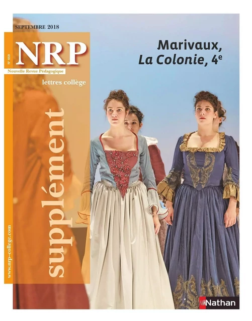 NRP Supplément Collège - Marivaux, La Colonie - Septembre 2018 -  Collectif - Nathan