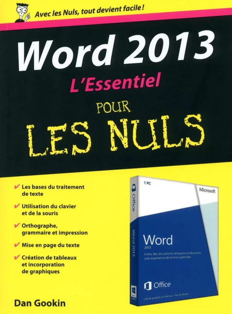 Word 2013 Essentiel pour les Nuls - Dan GOOKIN - edi8