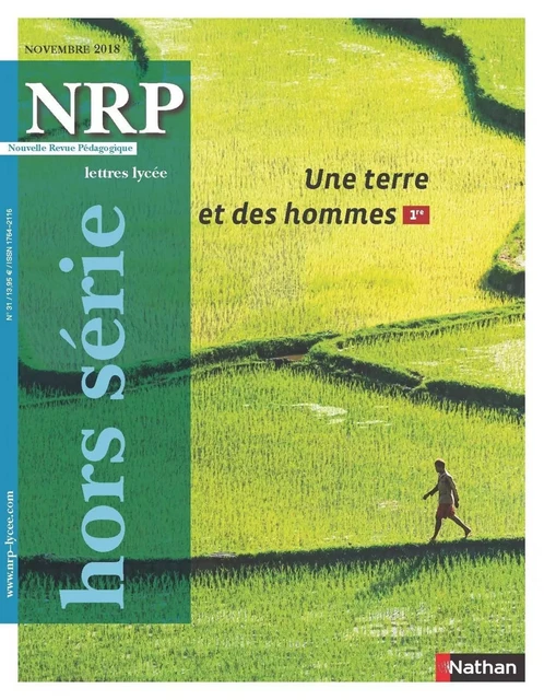 NRP Lycée Hors-Série - Une terre et des hommes - Novembre 2018 (Format PDF) -  Collectif - Nathan