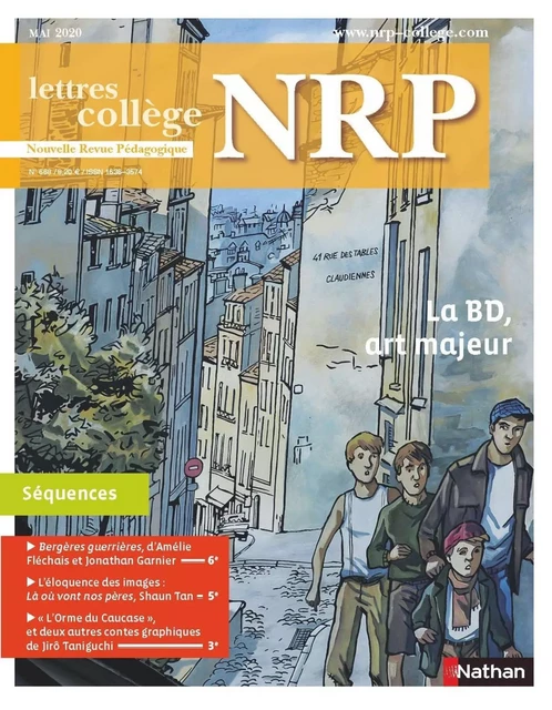 Séquence pédagogique "La BD, art majeur" - NRP Collège - 6e, 5e, 4, 3e (Format PDF) -  Collectif - Nathan