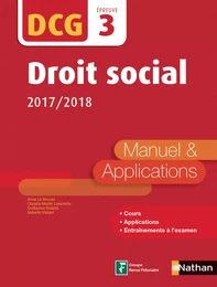 Droit social - DCG 3 - Manuel et applications