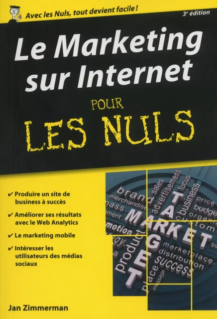 Marketing sur Internet Pour les Nuls, édition poche - Jan ZIMMERMAN - edi8