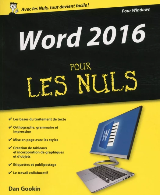 Word 2016 pour les Nuls - Dan GOOKIN - edi8