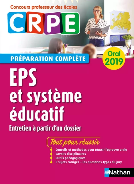 EPS - Système éducatif - Oral 2019 - Préparation complète - CRPE - Alain Saint-Jalmes, Catherine Christin - Nathan