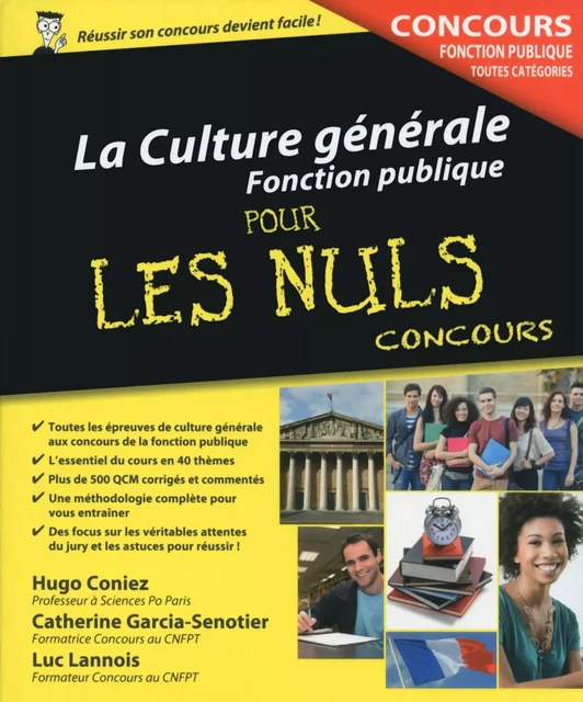 La Culture générale - Concours de la Fonction publique Pour les Nuls Concours - Luc Lannois - edi8