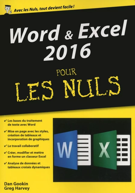 Word & Excel 2016, mégapoche pour les Nuls - Dan GOOKIN, Greg HARVEY - edi8