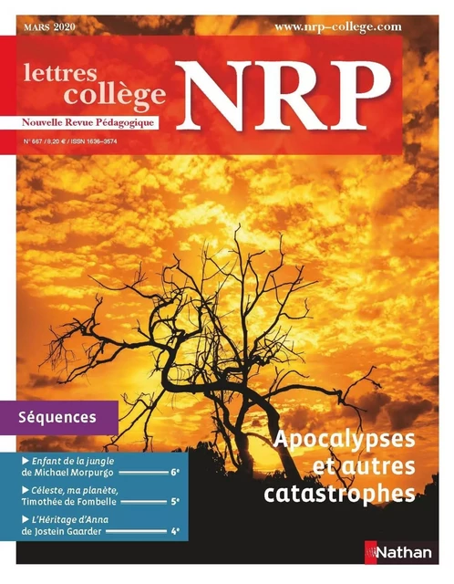 Séquence pédagogique "Apocalypses et autres catastrophes" - NRP 667 - 6e, 5e, 4e, 3e (Format PDF) -  Collectif - Nathan