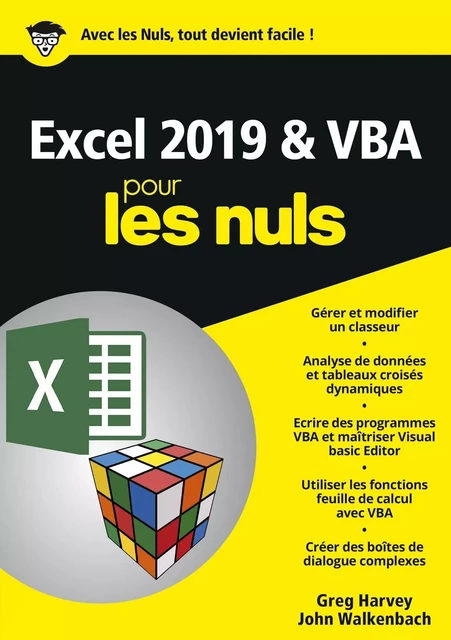 Excel 2019 & VBA pour les Nuls, mégapoche - John Walkenbach, Greg HARVEY - edi8