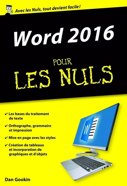 Word 2016 pour les Nuls poche - Dan GOOKIN - edi8