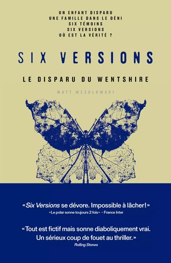 Six versions - Tome 3 Le Disparue du Wentshire - Matt Wesolowski - Groupe Margot