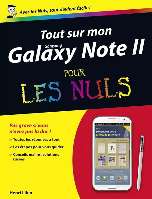 Tout sur mon Galaxy Note II Pour les Nuls - Henri Lilen - edi8