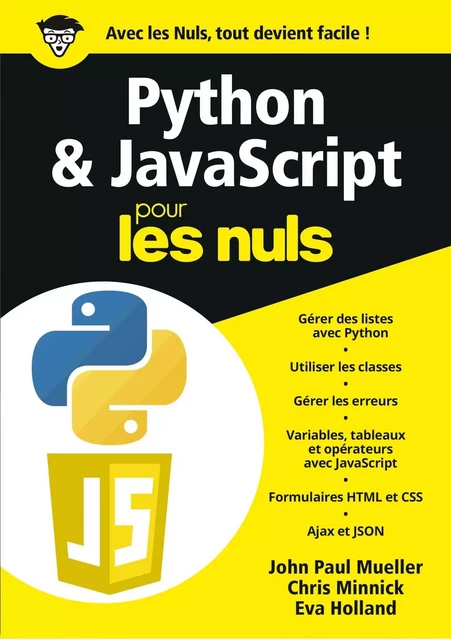 Python & JavaScript pour les Nuls, mégapoche - John Paul MUELLER - edi8