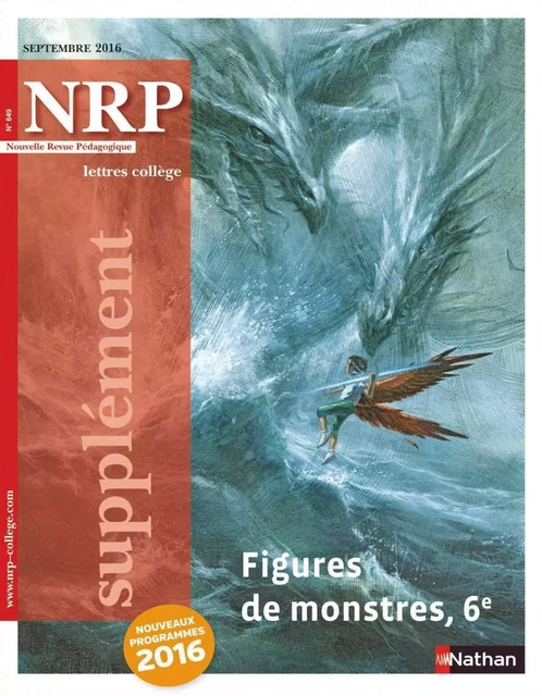 NRP Supplément Collège - Figures de monstres - Septembre 2016 (Format PDF) -  Collectif - Nathan