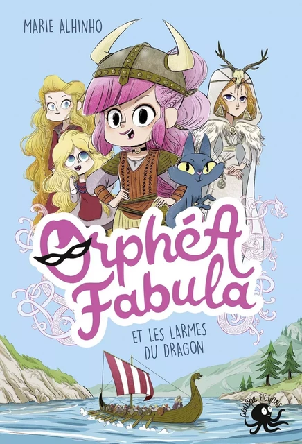 Orphéa Fabula et les Larmes du Dragon - Lecture roman jeunesse espion viking - Dès 8 ans - Marie Alhinho - edi8