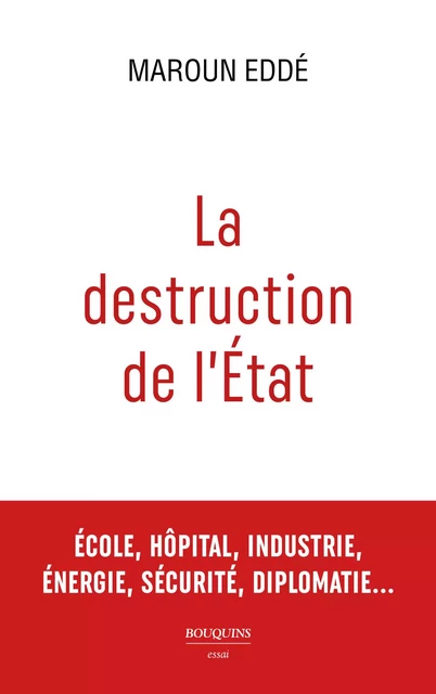 La destruction de l'État - Maroun Eddé - Groupe Robert Laffont