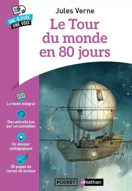 Le Tour du monde en 80 jours - Jules Verne - Univers Poche