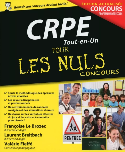 CRPE Pour les Nuls, nouvelle édition - Françoise LE BROZEC, Laurent Breitbach - edi8