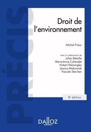 Droit de l'environnement. 8e éd.