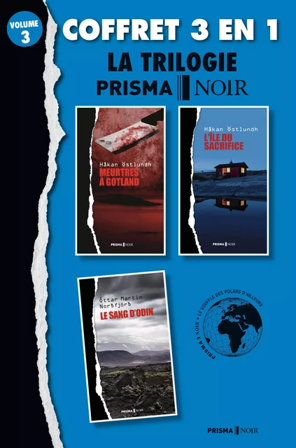 Coffret Prisma Noir 3 : Meutres à Gotland, L'île du sacrifice, Le sang d'Oding - Hakan Ostlundh, Ottar Martin Nordfjord - Editions Prisma