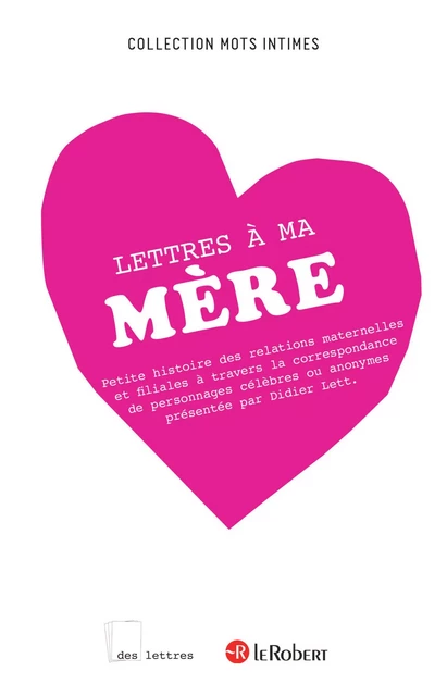 Lettres à ma mère - Didier Lett - Nathan