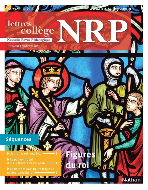 NRP Collège - Figures du roi - Novembre 2015 (Format PDF) -  Collectif - Nathan