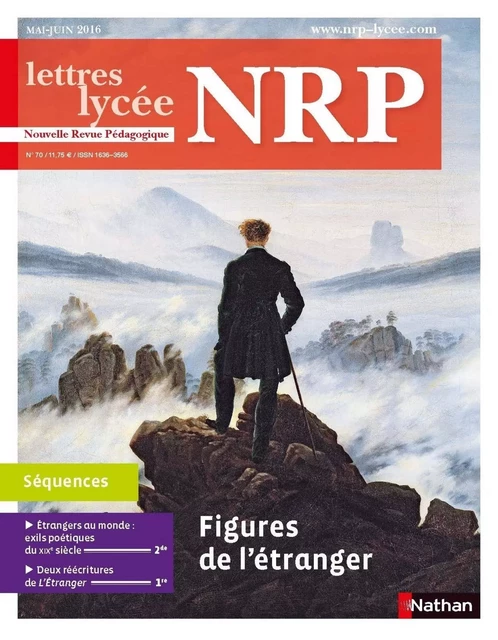 NRP Lycée - Figures de l'étranger - Mai-Juin 2016 (Format PDF) -  Collectif - Nathan