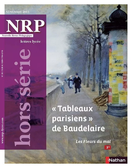 NRP Lycée Hors-Série - "Tableaux parisiens" de Baudelaire - Novembre 2015 (Format PDF) -  Collectif - Nathan