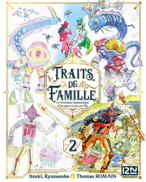 Traits de Famille - 2 - Itsuki Romain, Ryunosuke Romain, Thomas Romain - Univers Poche