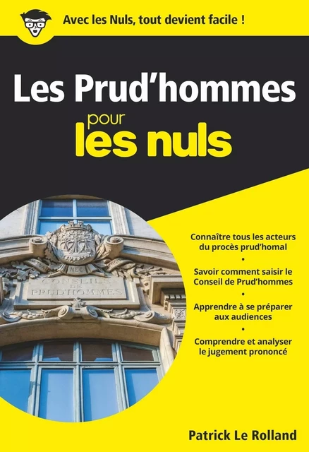 Les Prud'hommes pour les Nuls Poche - Patrick Le Rolland - edi8