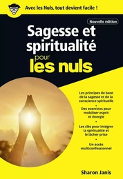 Sagesse et spiritualité pour les Nuls, poche, nouvelle édition