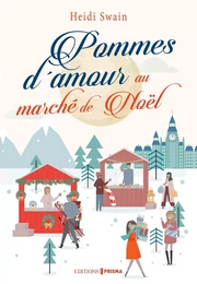 Pommes d'amour au marché de Noël