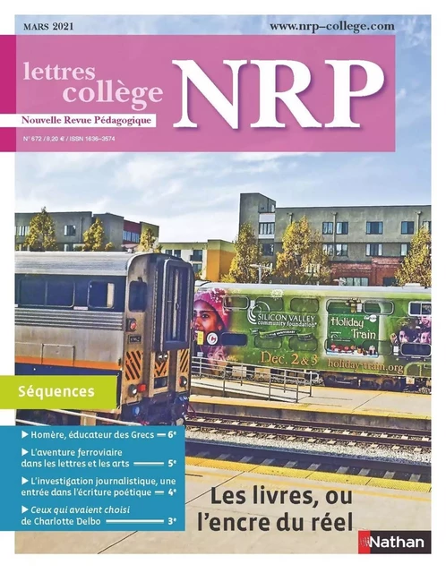 Séquence pédagogique "Les livres ou l'encre du réel" - NRP Collège ( Format PDF) -  Collectif - Nathan