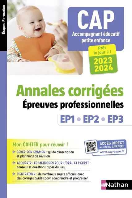 CAP Accompagnant éducatif petite enfance (AEPE) - Annales corrigées - EPUB - Louisa Rebih, Christelle Paccou - Nathan