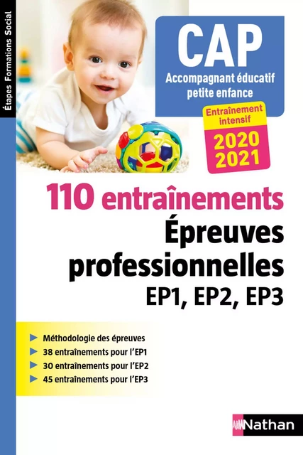 110 entraînements - CAP accompagnant éducatif petite enfance - EPUB - Louisa Rebih - Nathan