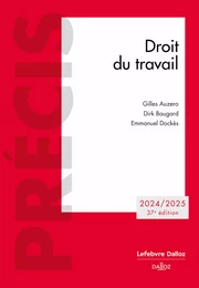 Droit du travail 2024/2025 37ed