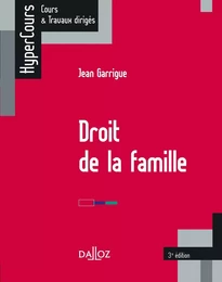 Droit de la famille 3ed