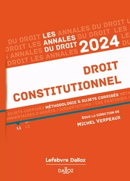 Annales du Droit 2024 - Droit constitutionnel