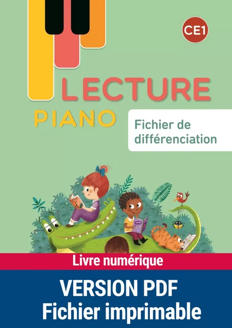 PDF Lecture Piano CE1 - Fichier de remédiation / différenciation - Géraldine Mat - Nathan