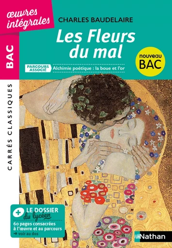 Les Fleurs du Mal de Baudelaire - Carrés Classiques Oeuvres Intégrales - Sophie Pailloux, David Galand, Charles Baudelaire - Nathan