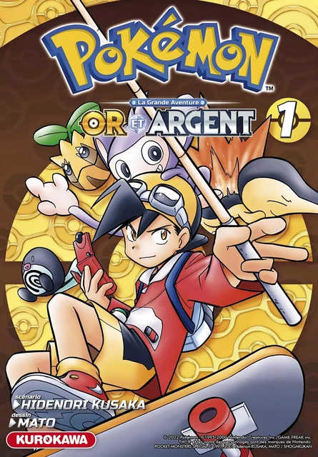 Pokémon - Or et Argent - tome 01 - Hidenori Kusaka - Univers Poche