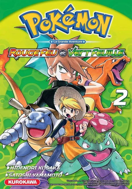 Pokémon - Rouge Feu et Vert Feuille - tome 02 - Hidenori Kusaka - Univers Poche