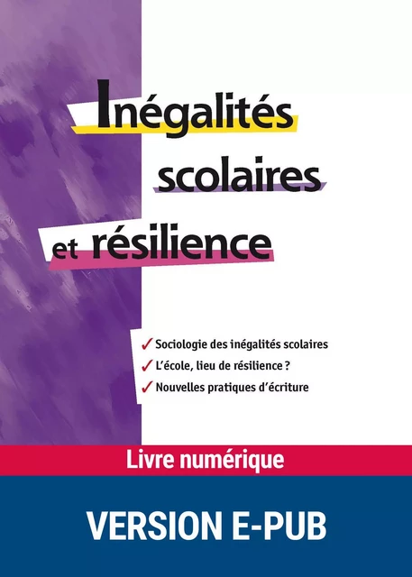 Inégalités scolaires et résilience -  FNAME - Retz