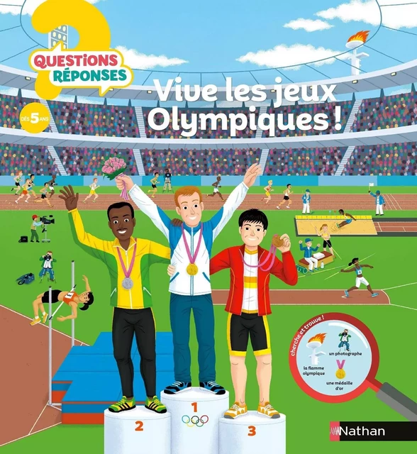 Vive les jeux Olympiques - Questions/Réponses - doc dès 5 ans - Jean-Michel Billioud - Nathan