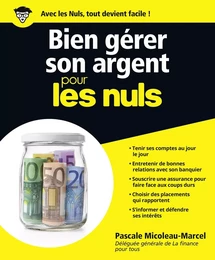 Bien gérer son argent pour les Nuls