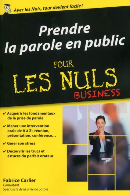 Prendre la parole en public pour les nuls, édition poche - Fabrice Carlier - edi8