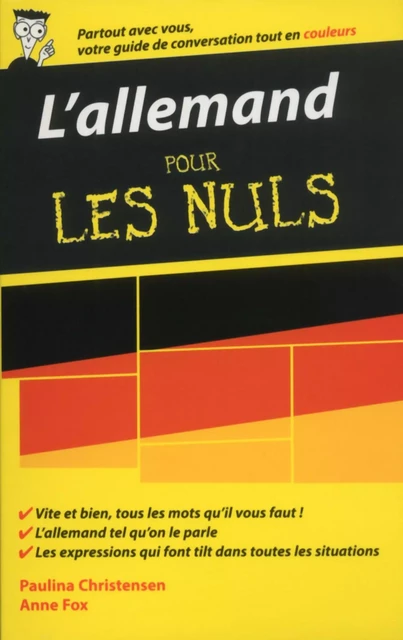 L'allemand - Guide de conversation pour les Nuls, 2ème édition - Paulina CHRISTENSEN, Anne Fox - edi8