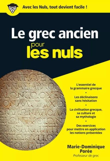 Le grec ancien pour les Nuls poche - Marie-Dominique Porée - edi8