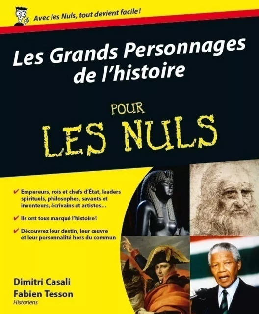 Les Grands personnages de l'histoire pour les Nuls - Dimitri Casali, Fabien Tesson - edi8