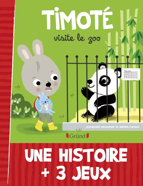 Timoté visite le zoo - Emmanuelle Massonaud, Mélanie Combes - edi8