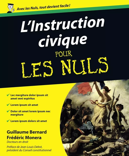 L'Instruction civique Pour les Nuls - Guillaume Bernard, Frédéric Monera - edi8